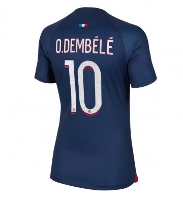 Paris Saint-Germain Ousmane Dembele #10 Primera Equipación Mujer 2023-24 Manga Corta